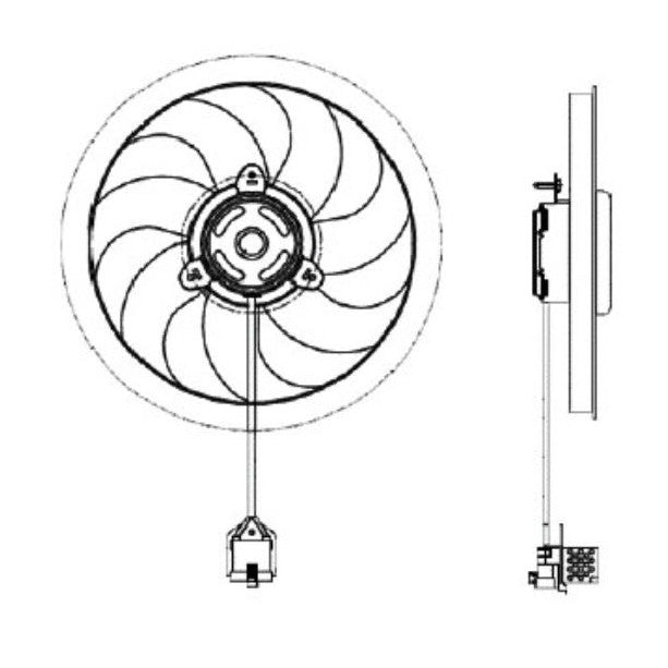 Eletroventilador - Magneti Marelli - EMM2037GM - (1)