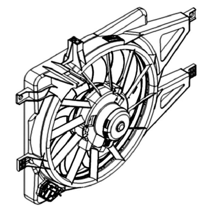 Eletroventilador - Magneti Marelli - W8529001MM - (1)