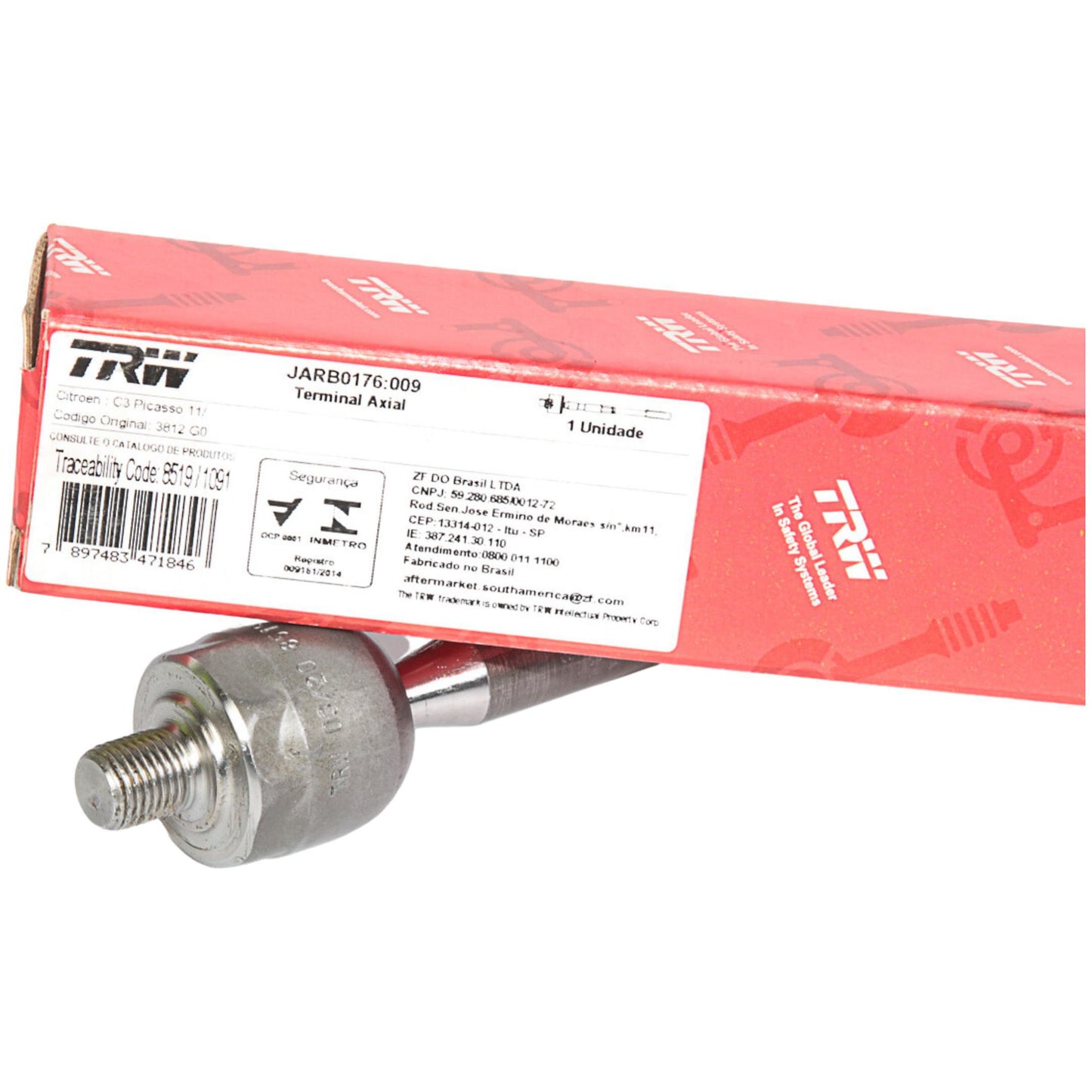 Par de Barra Axial Diant - TRW - JARB0176 - (5)
