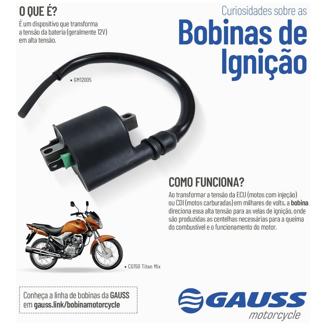 Bobina de Ignição - Gauss - GM12034 - (3)