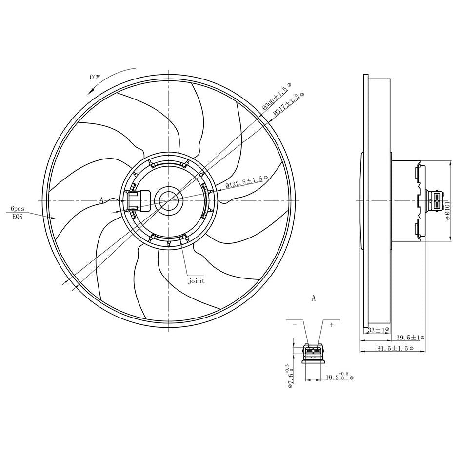 Eletroventilador - Gauss - GE1170 - (6)