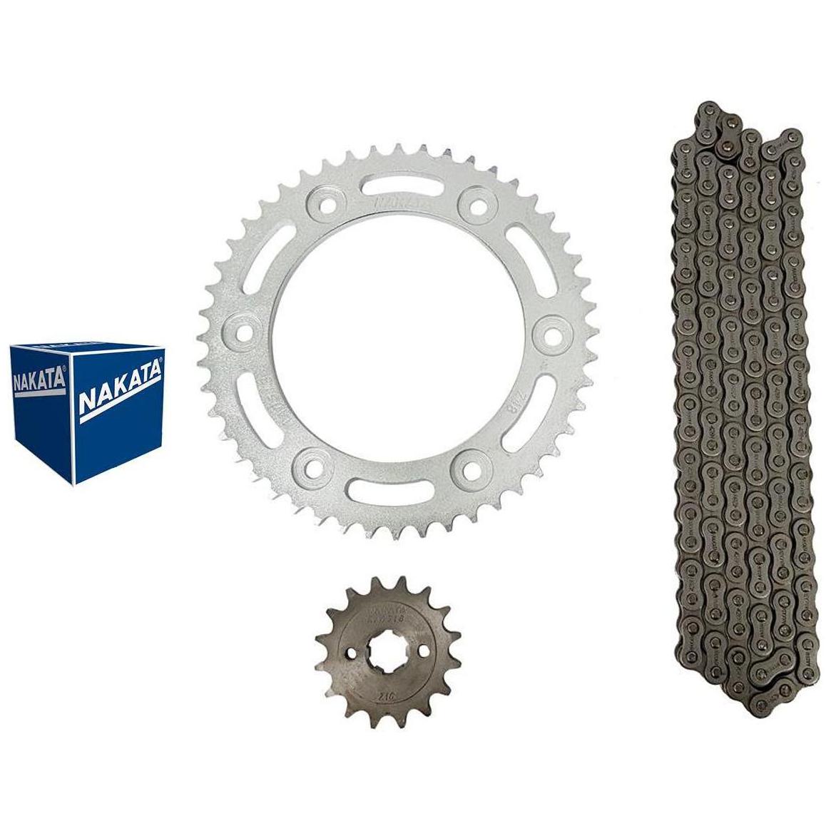 Kit da Coroa Pinhão e Corrente - Nakata - TM10190 - (1)