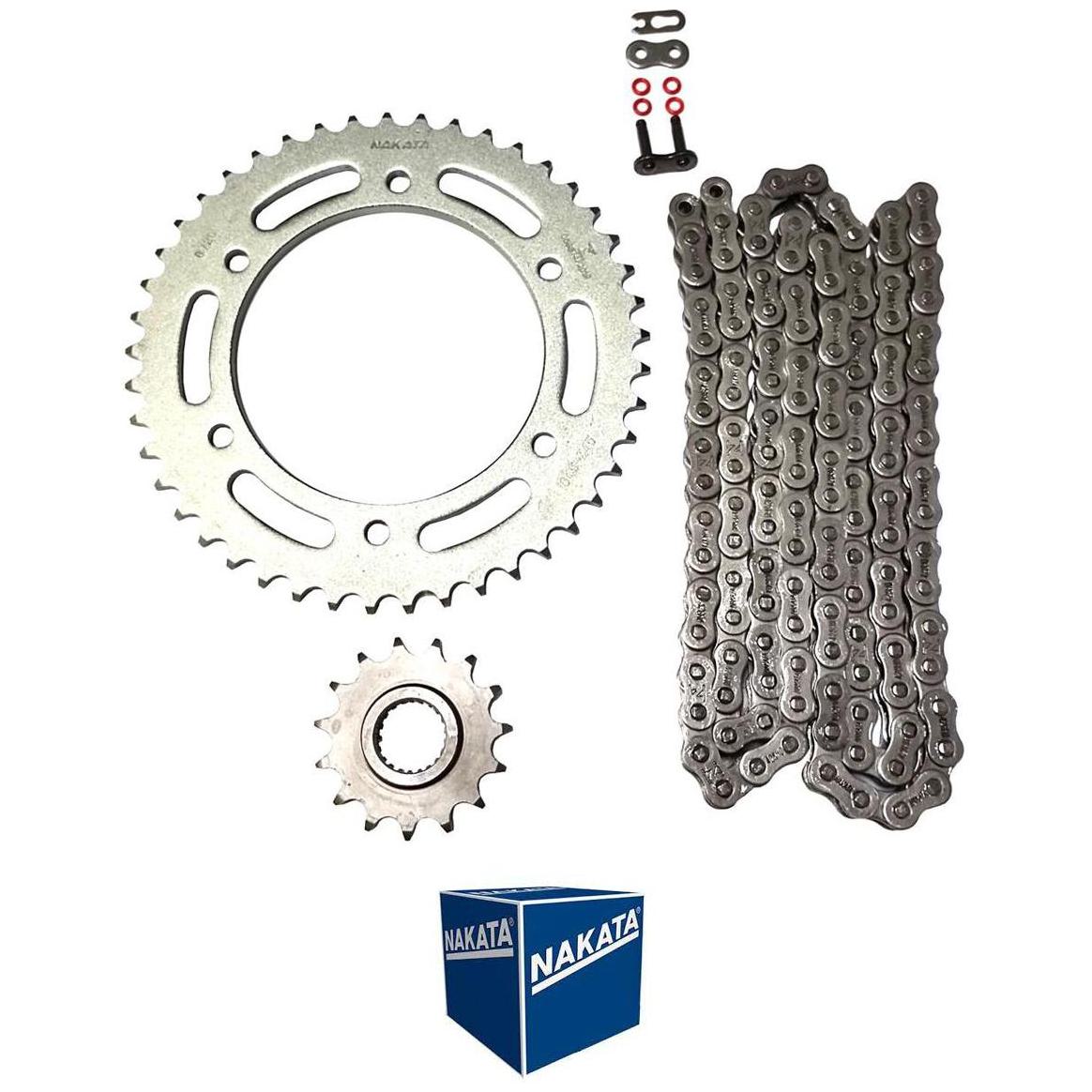 Kit da Coroa Pinhão e Corrente - Nakata - TM10255R - (1)