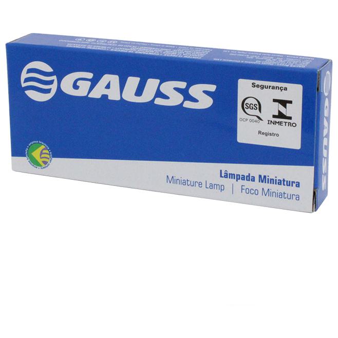 Lâmpada Miniatura Painel 12V 2,0W Base Verde - Gauss - GL2722MF - (2)