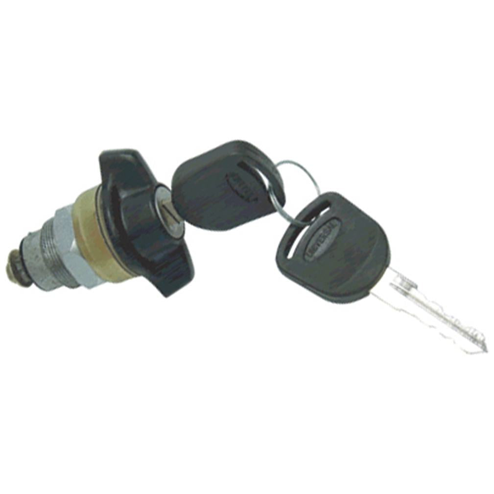 Maçaneta Externa - Giro Esquerdo - Porta Lateral - Preto - C/Chave - Universal - 60568 - (1)