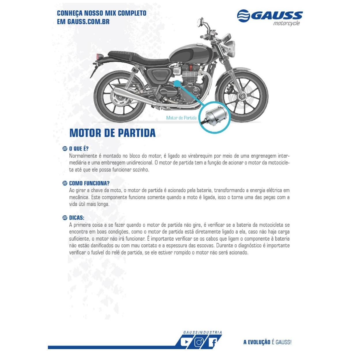 Motor de Partida - Gauss - GM23001 - (2)