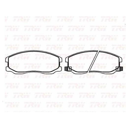 Pastilha de Freio - TRW - RCPT12190 - (1)