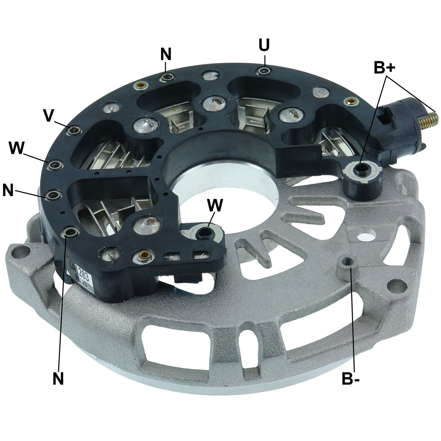 Retificador do Alternador - Gauss - GA1203 - (1)