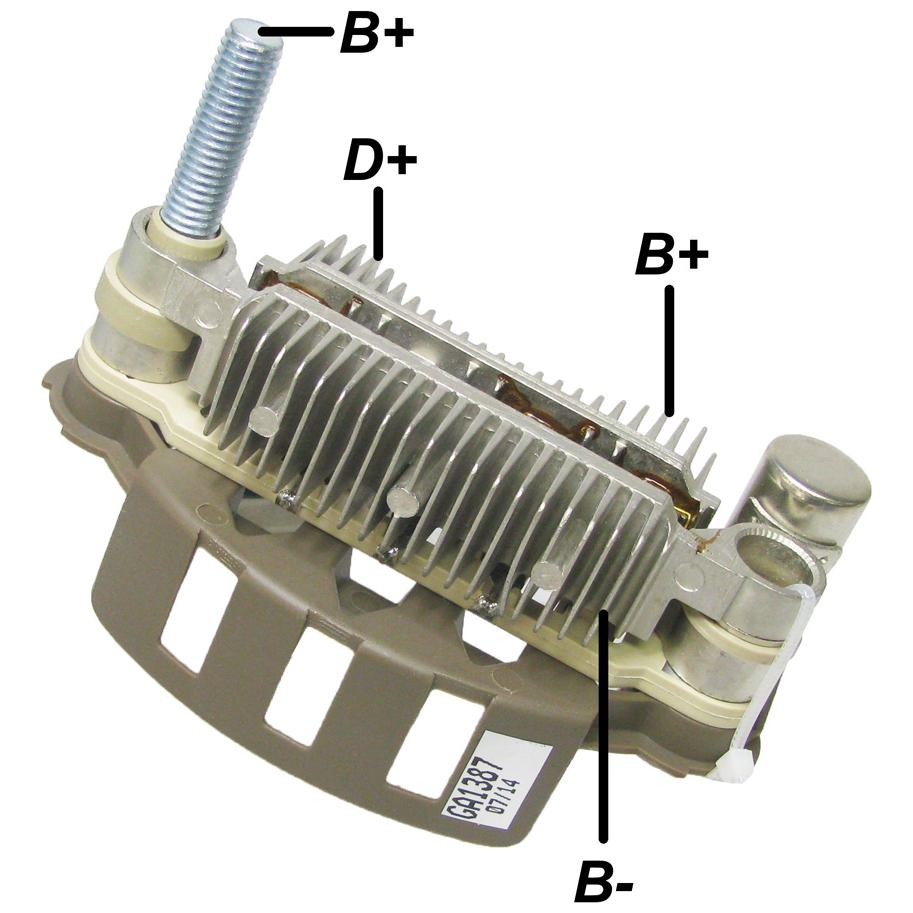 Retificador do Alternador - Gauss - GA1387 - (1)