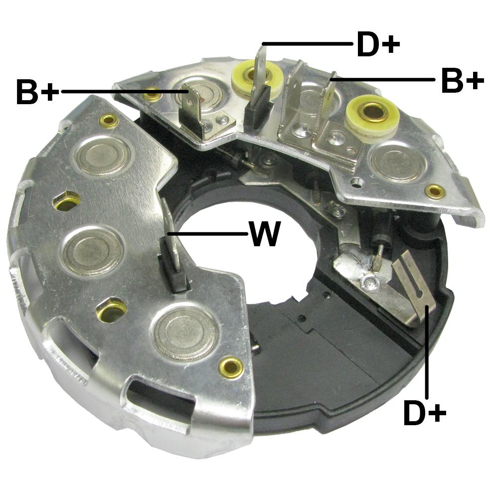 Retificador do Alternador - Gauss - GA1506 - (1)