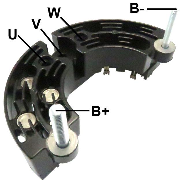 Retificador do Alternador - Gauss - GA1604 - (1)