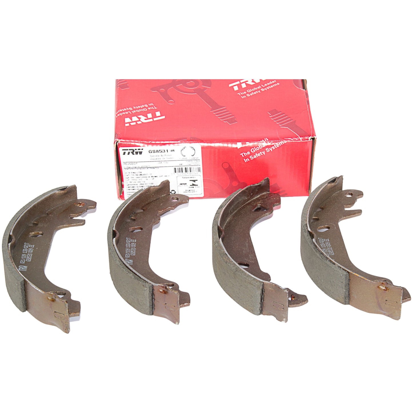 Sapatas Freio Traseiro Direito Esquerdo - TRW - GS8531 - (4)