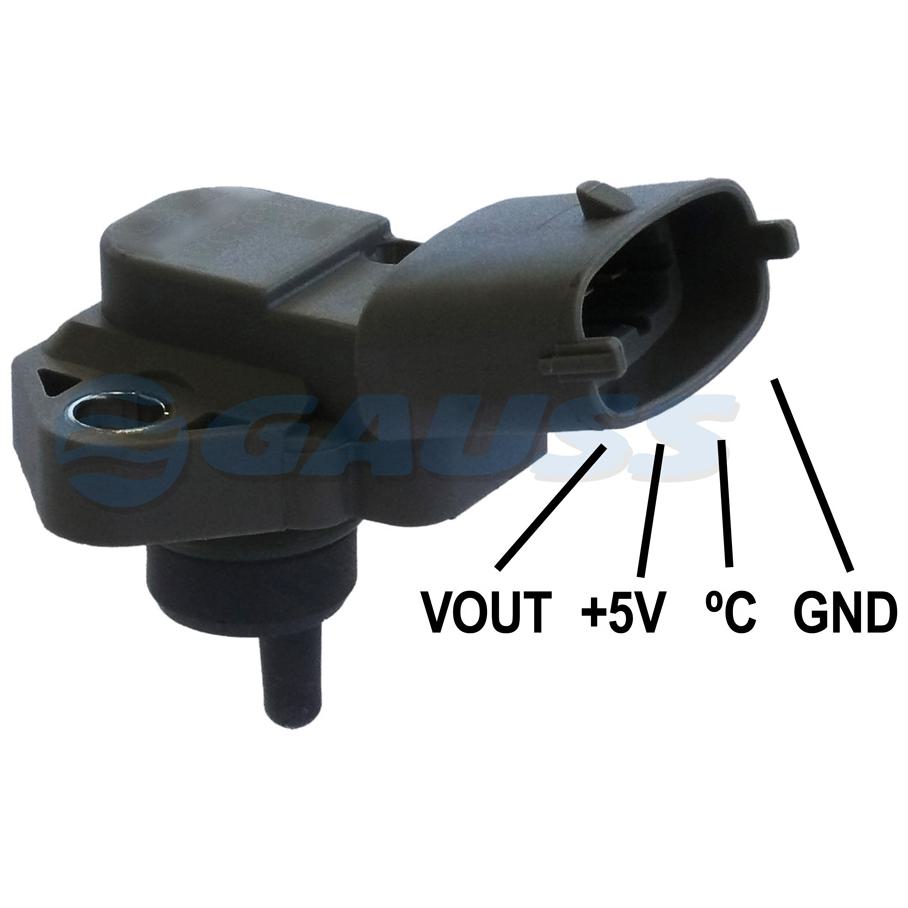 Sensor de Pressão do Coletor - MAP - Gauss - GI3013 - (1)