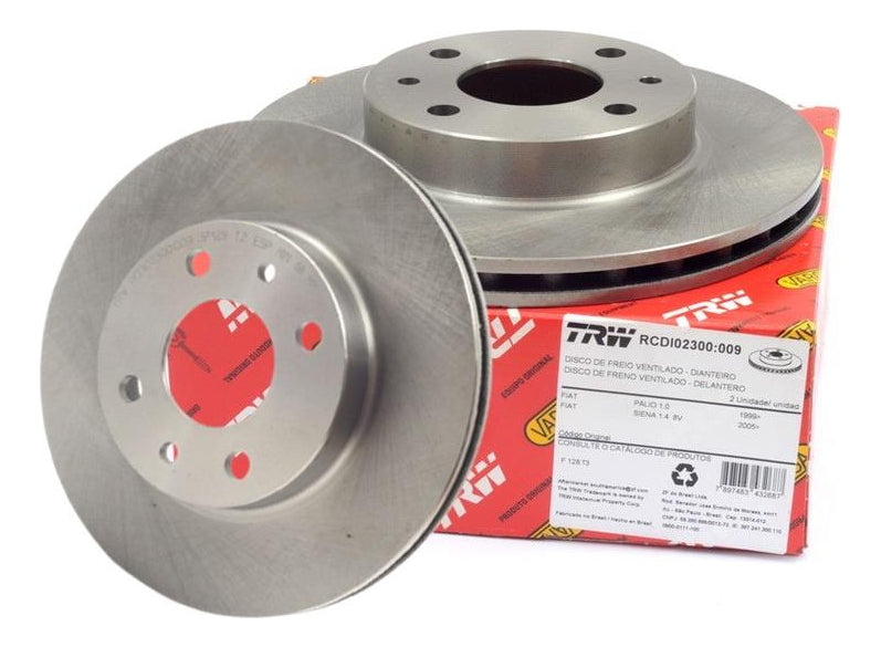 Kit Disco e Pastilha Dianteira - TRW - RCPT07610 - RCDI02300 - (3)