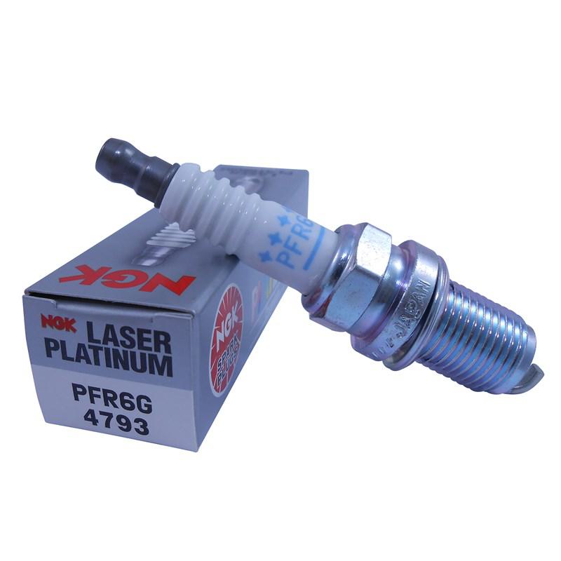 Jogo 4 Velas Ignição Laser Platinum - Ngk - PFR6G - (2)