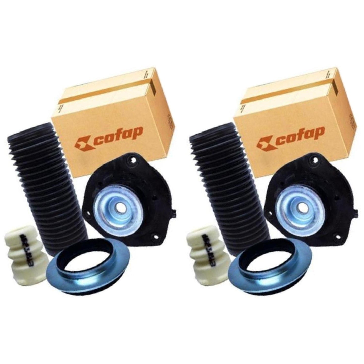 Par Kit do Amortecedor Batente Coifa Coxim Dianteiro - Cofap - Tkc01114 - (1)