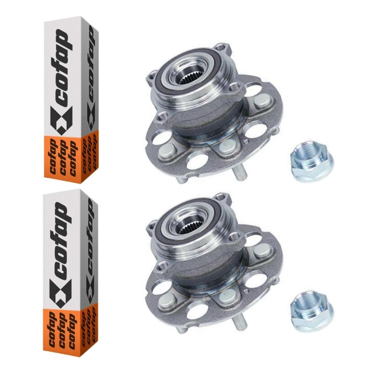 Par Cubo Roda 5 Furos Rolamento Abs Traseiro - Cofap - Crc10012 - (1)