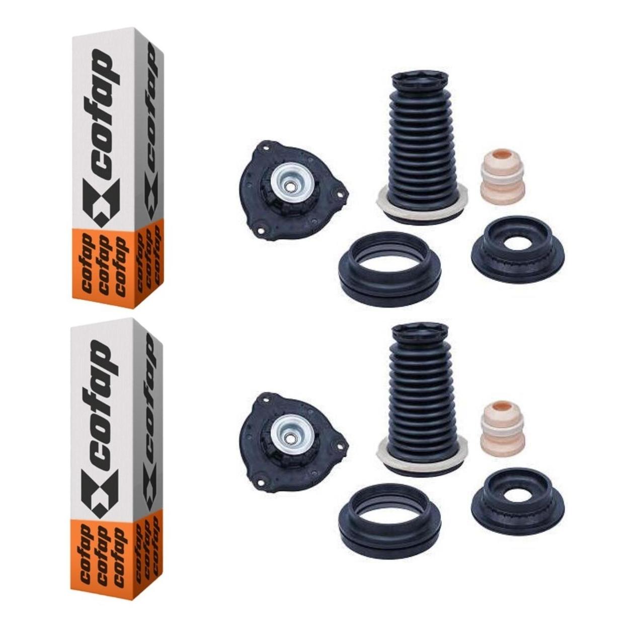 Par Kit do Amortecedor Batente Coifa Coxim Rolamento Dianteiro - Cofap - Tkc52001 - (1)