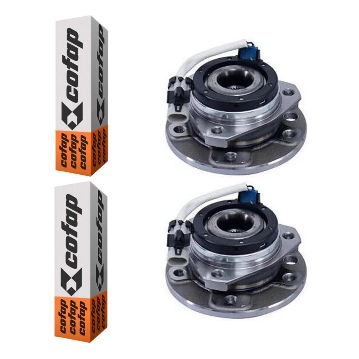 Par Cubo Roda 5 Furos Rolamento Abs Dianteiro - Cofap - Crc04011 - (1)