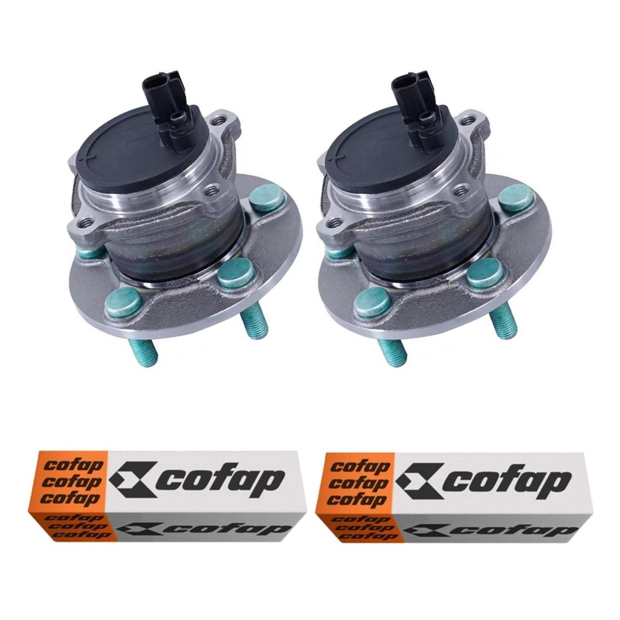 Par Cubo Roda 5 Furos Rolamento Abs Traseiro - Cofap - Crc08003 - (1)