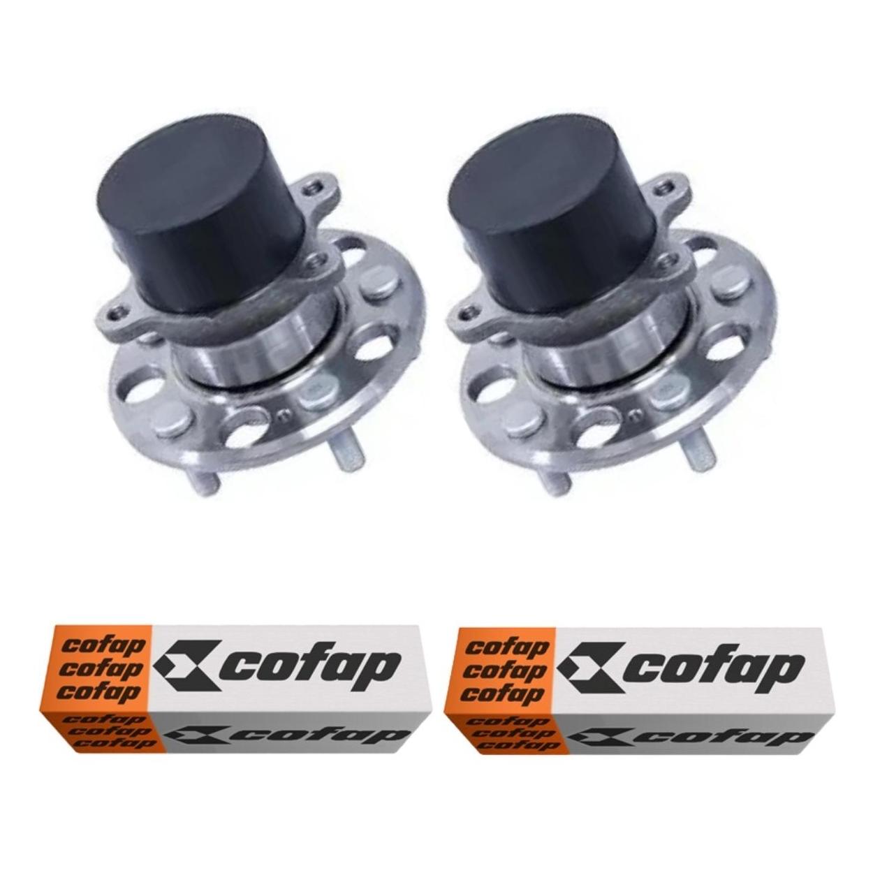 Par Cubo Roda 5 Furos Rolamento Abs Traseiro - Cofap - Crc32002 - (1)