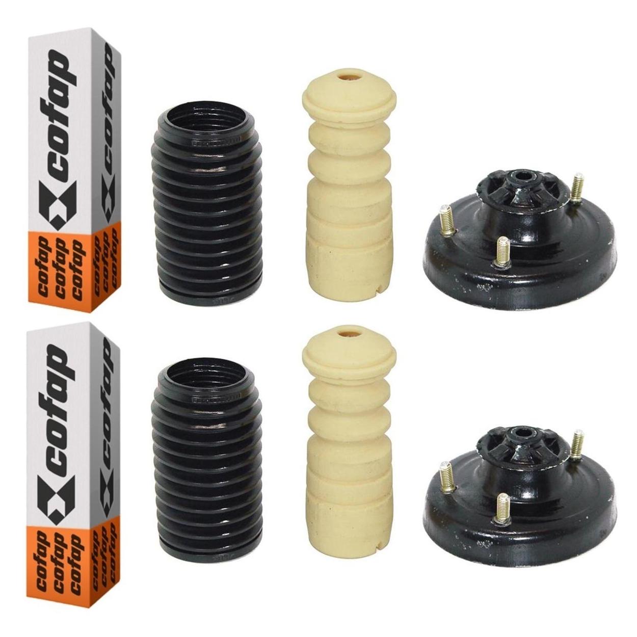 Par Kit do Amortecedor Rolamento Batente Coifa Coxim Traseiro - Cofap - Tkc08201 - (1)
