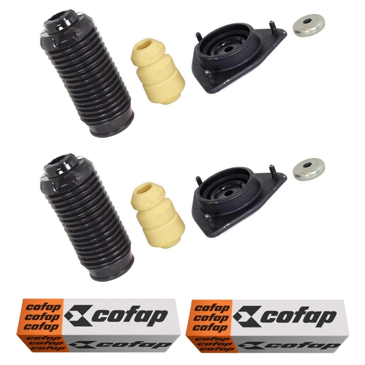 Par Kit do Amortecedor Rolamento Batente Coifa Coxim Dianteiro - Cofap - Tkc08103 - (1)