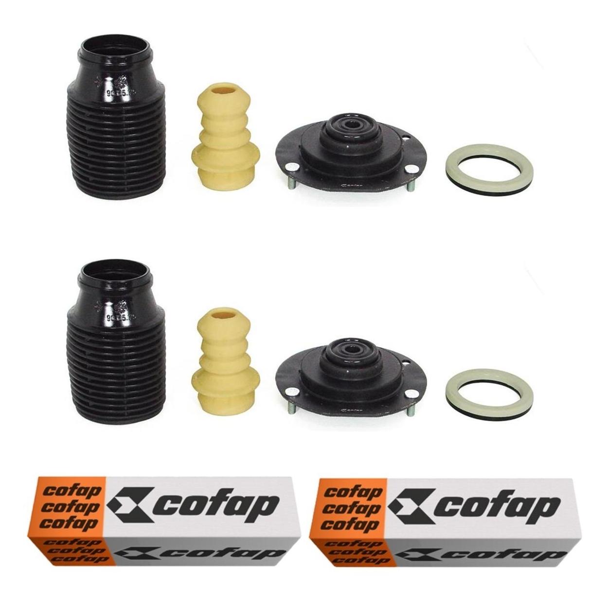 Par Kit do Amortecedor Rolamento Batente Coifa Coxim Dianteiro - Cofap - Tkc04101 - (1)