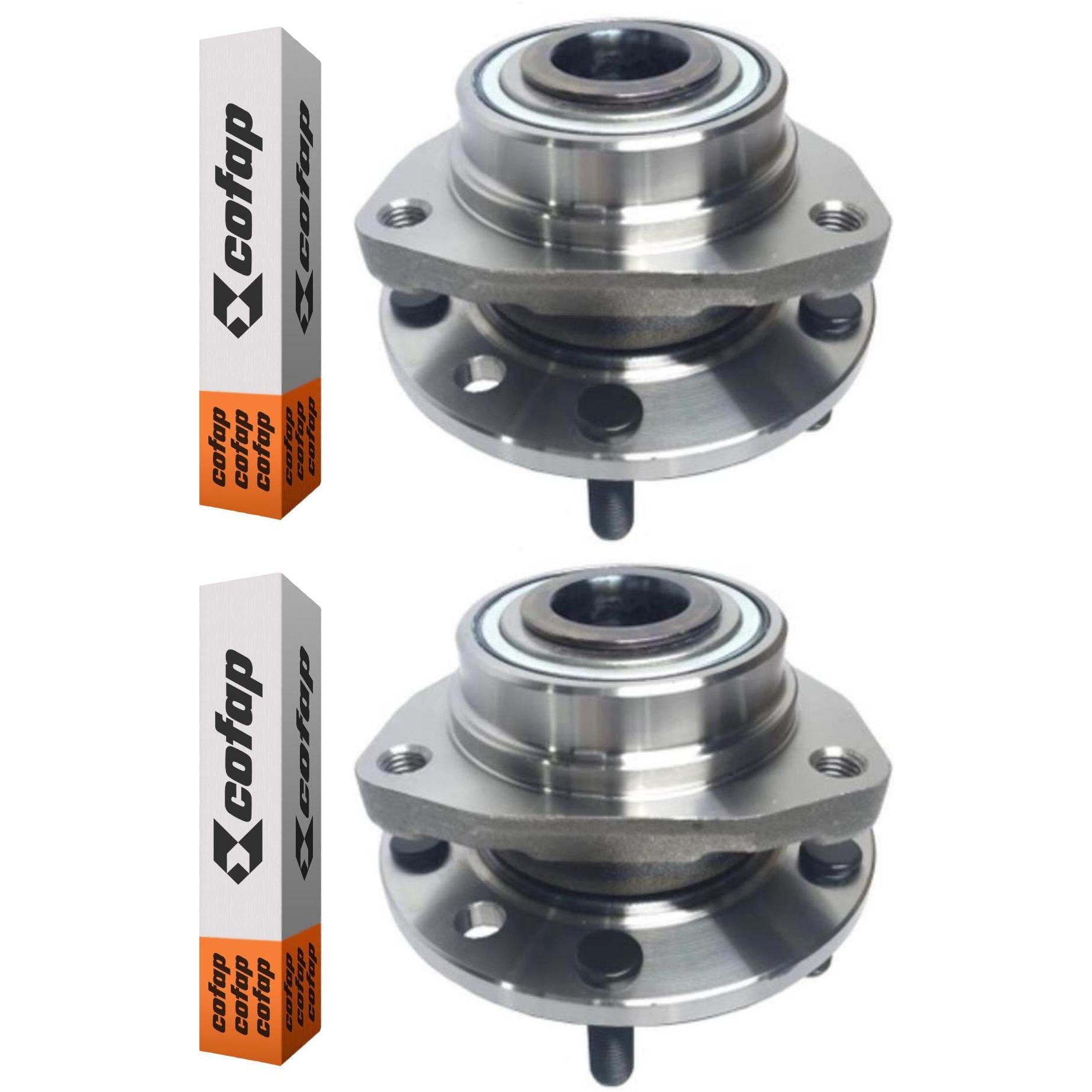 Par Cubo Roda Dianteiro 5 Furos Com Rolamento - Cofap - Crc04015 - (1)