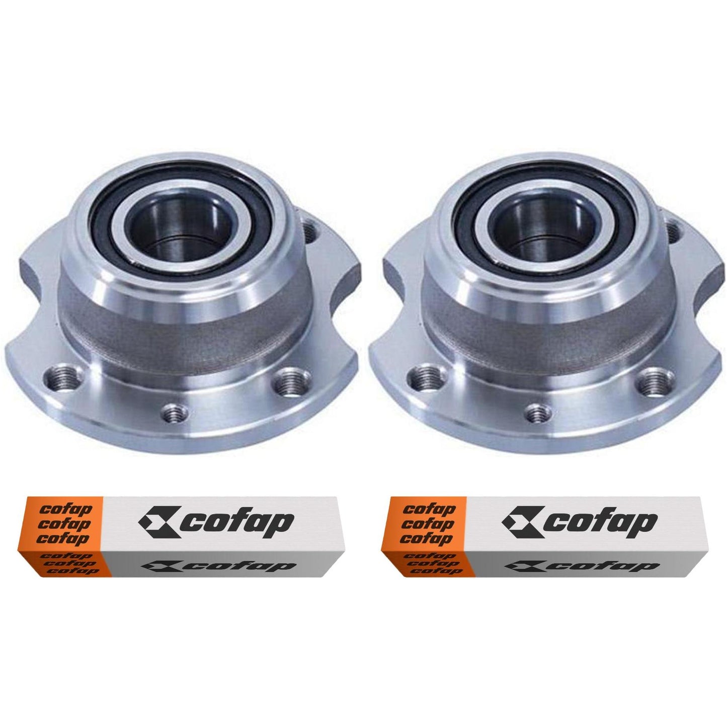Par Cubo Roda Traseiro 4 Furos Com Rolamento - Cofap - Crc03001 - (1)