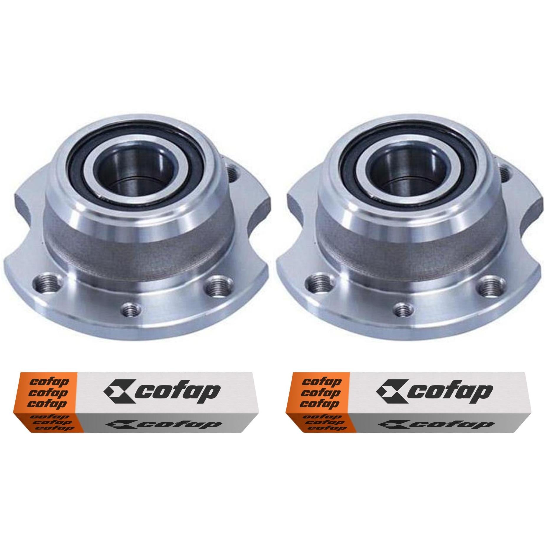 Par Cubo Roda Traseiro 4 Furos Com Rolamento - Cofap - Crc03001 - (1)
