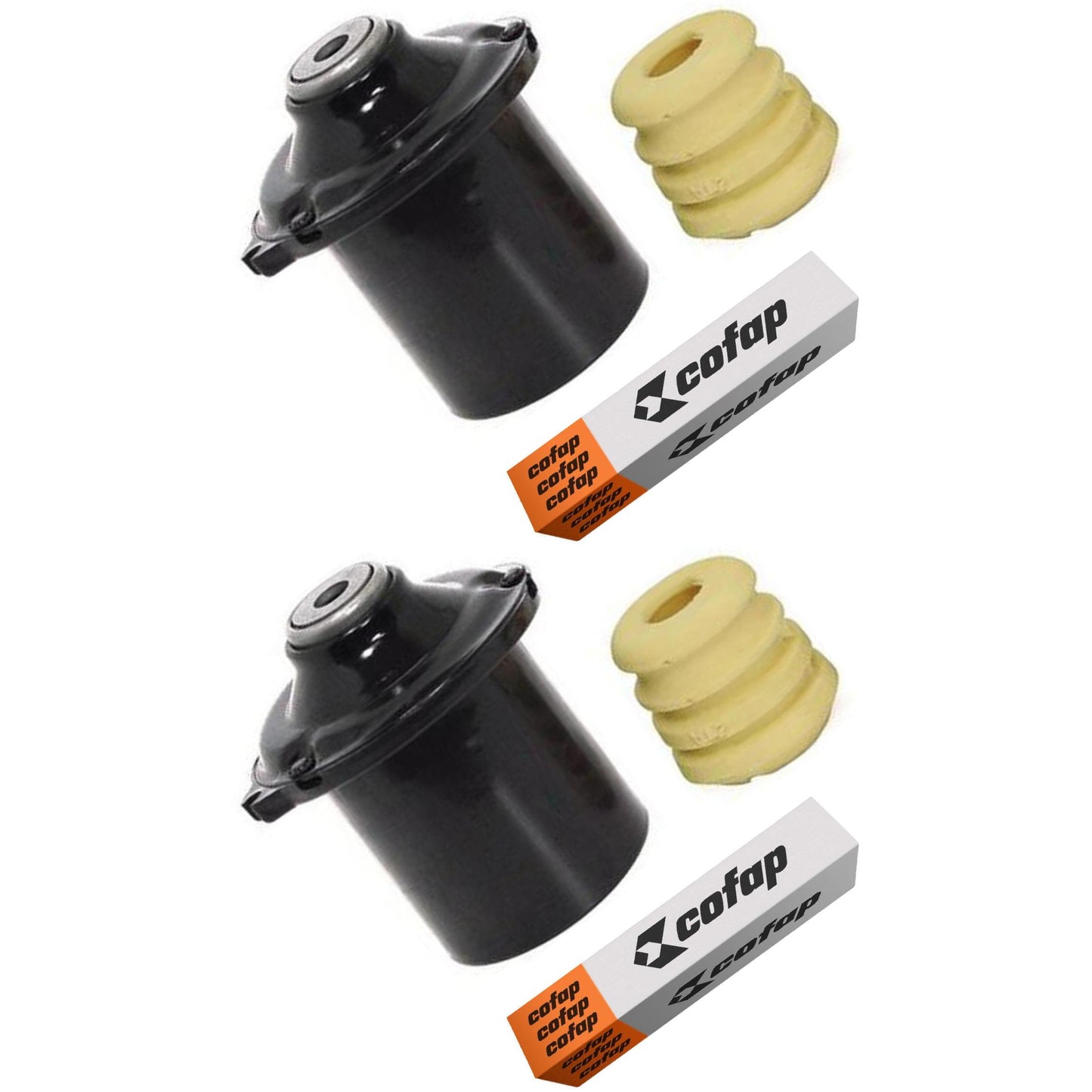 Par Kit Reparo Amortecedor Dianteiro Com Batente Com Coifa - Cofap - Ksc04107S - (1)