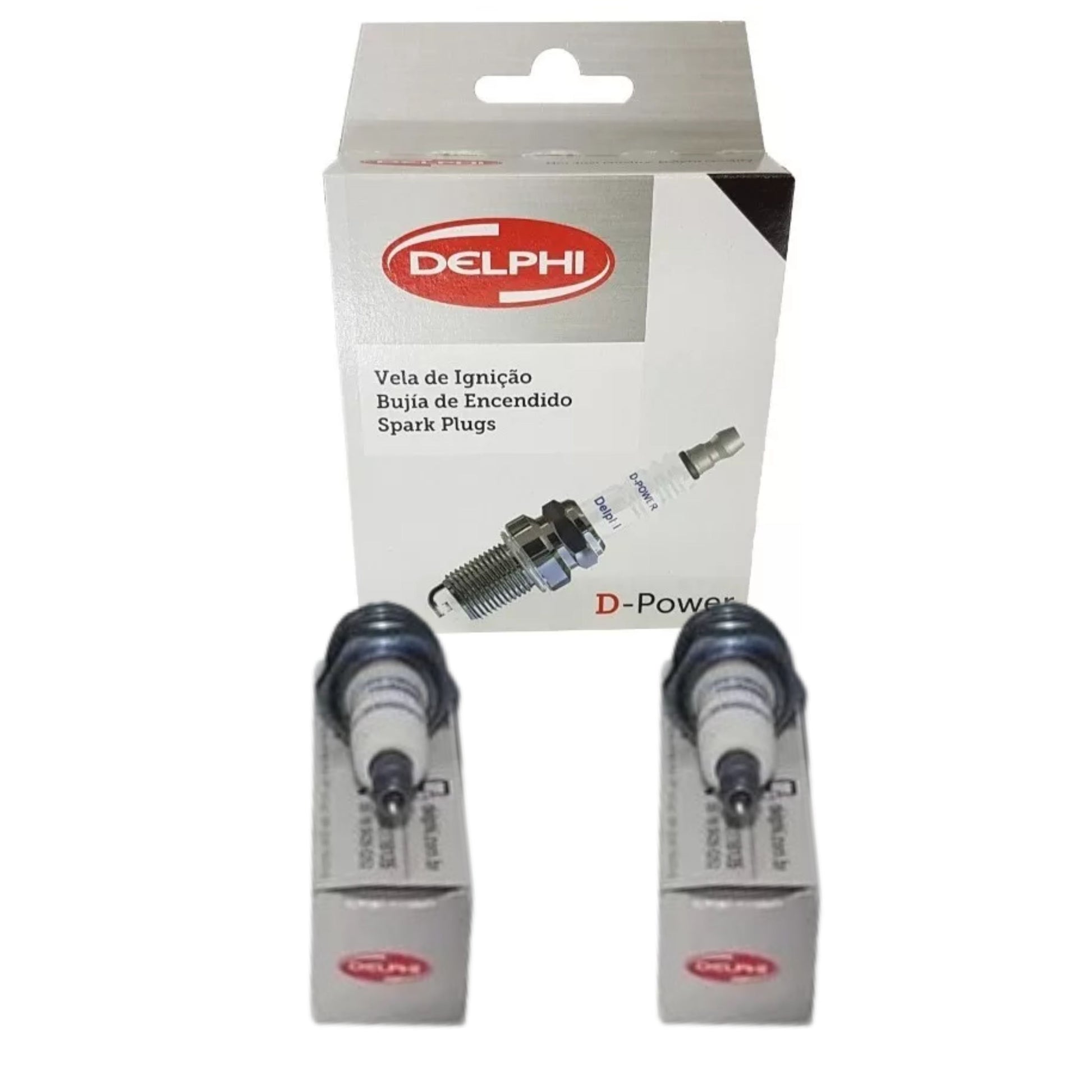 Jogo 2 Velas de Ignição D-Power - Delphi - XH70028 - (1)
