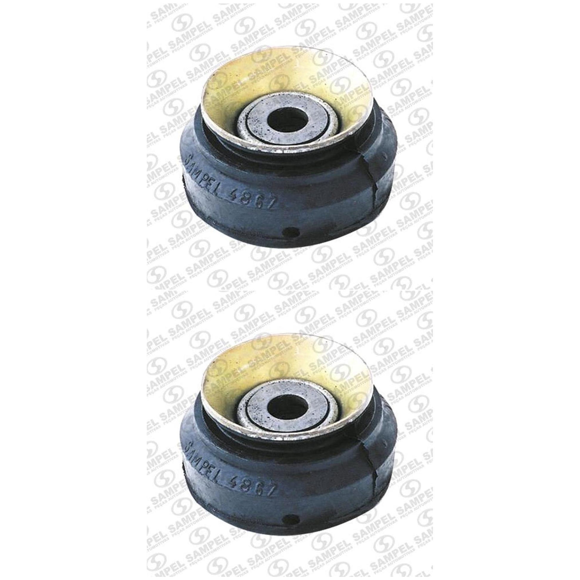 Par Suporte Do Amortecedor Dianteiro - Com Rolamento - Sampel - 4867B - (1)