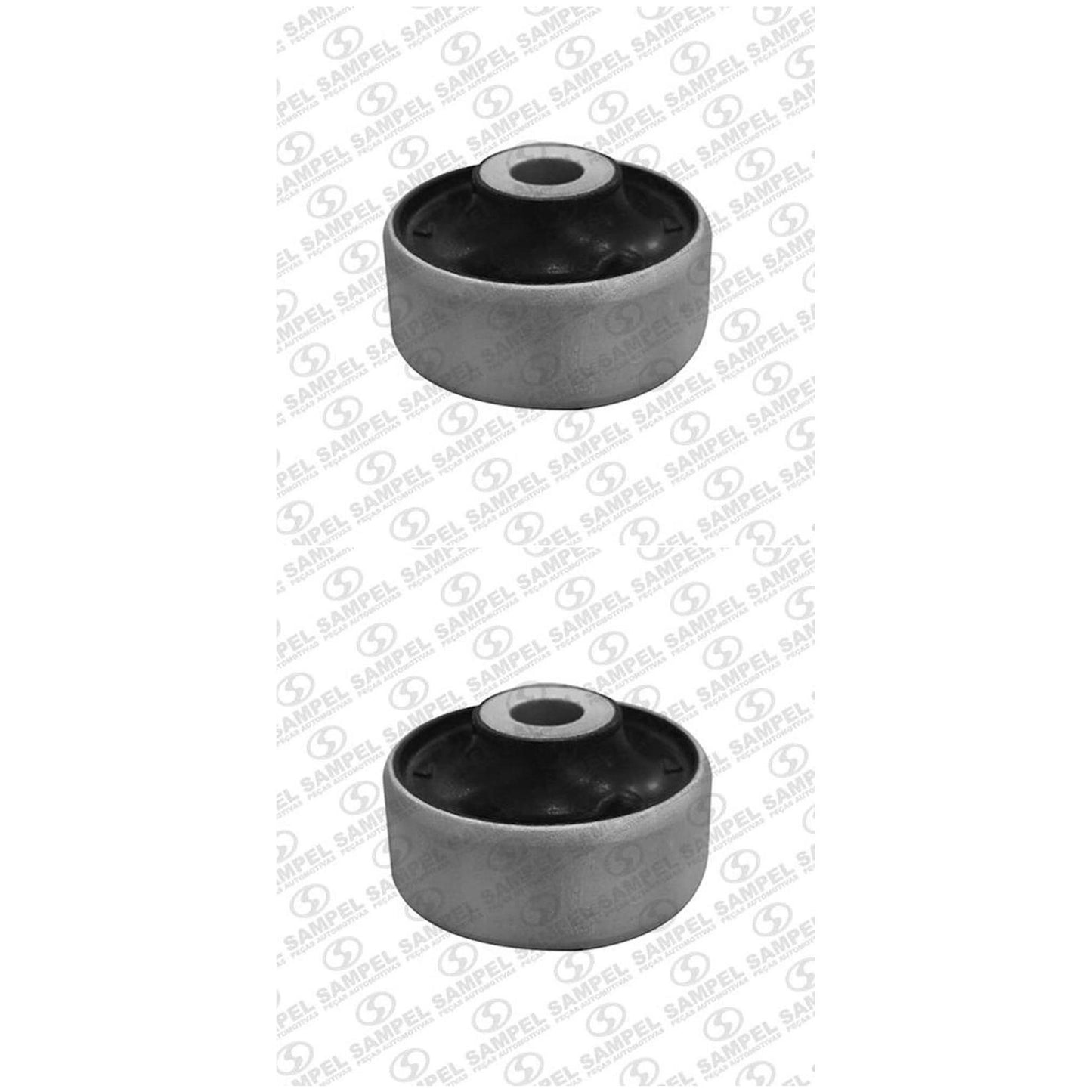 Par Bucha Traseira Da Bandeja Dianteira (Furo Ø 13,15 Mm) - (Maciça) - Sampel - 4893S - (1)