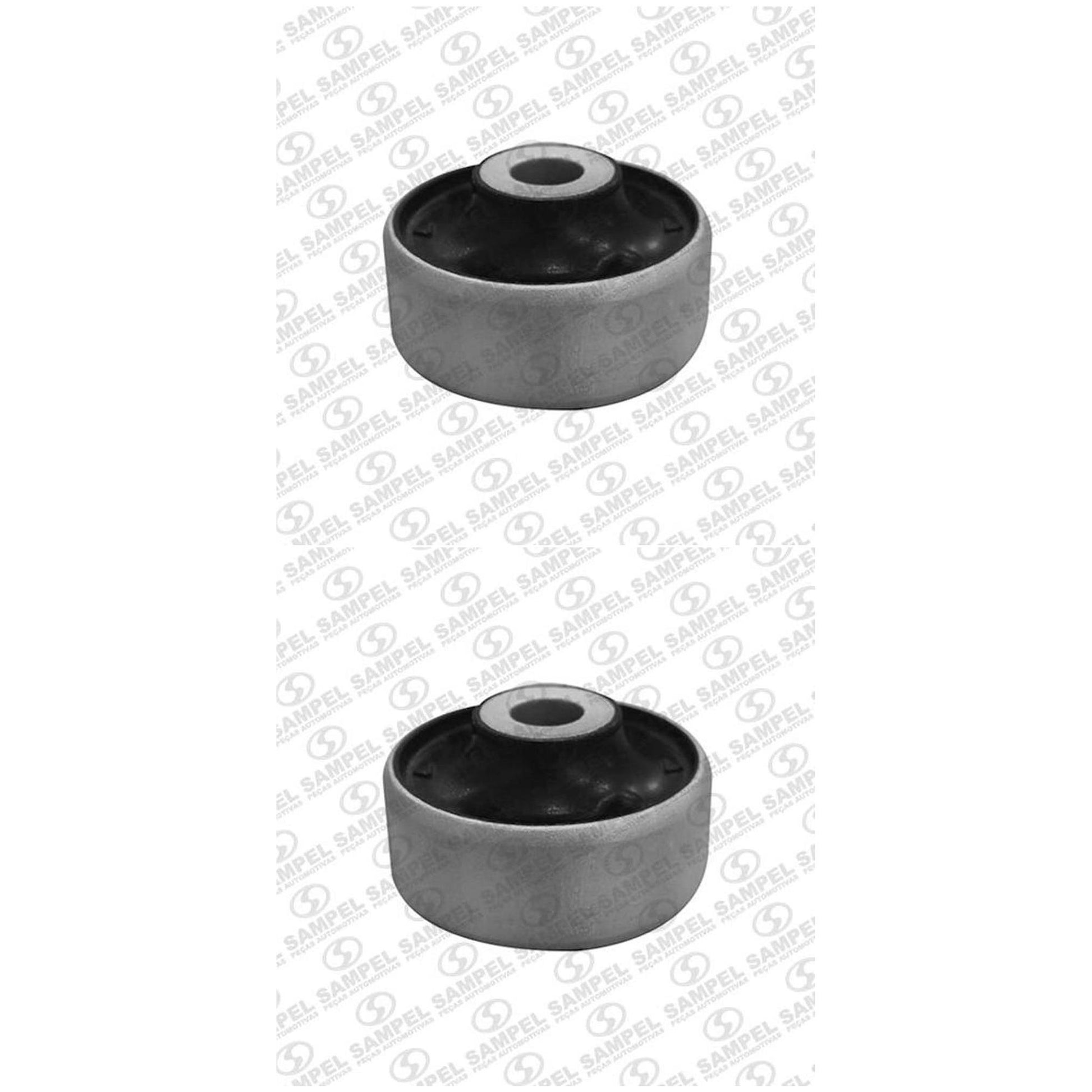 Par Bucha Traseira Da Bandeja Dianteira (Furo Ø 13,15 Mm) - (Maciça) - Sampel - 4893S - (1)