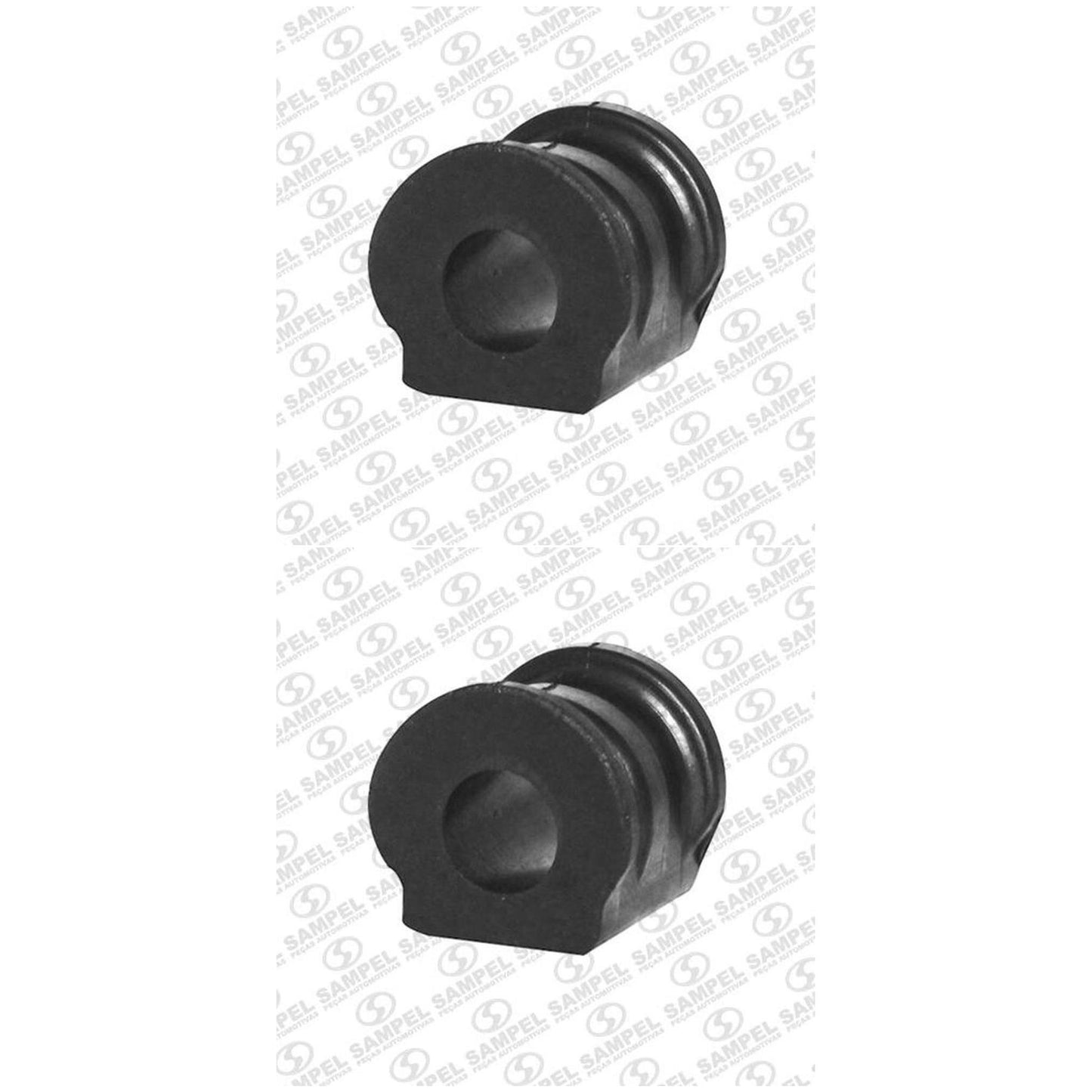 Par Bucha Da Barra Estabilizadora Dianteira - (Furo Ø 17Mm) - Sampel - 4963 - (1)