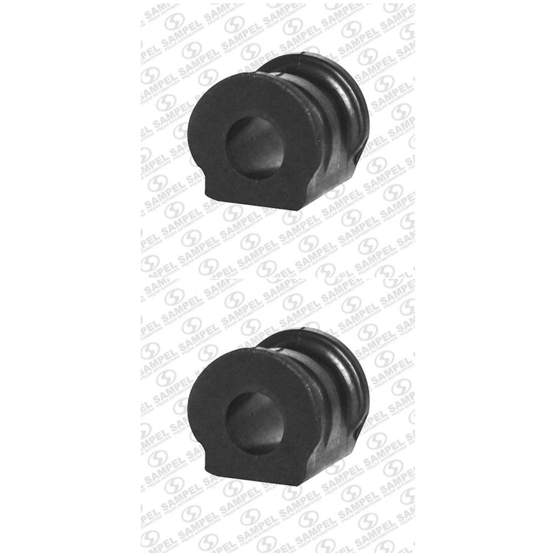 Par Bucha Da Barra Estabilizadora Dianteira - (Furo Ø 17Mm) - Sampel - 4963 - (1)