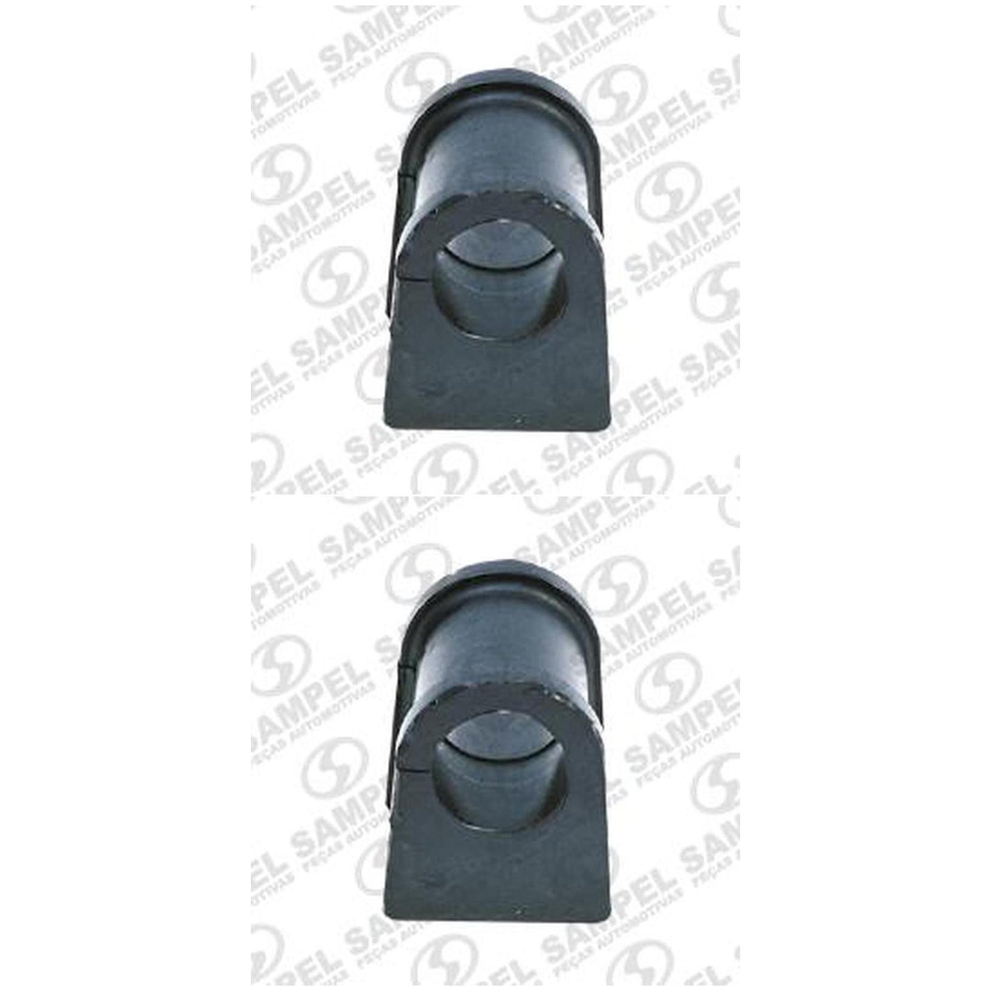 Par Bucha Da Barra Estabilizadora Dianteira (Lateral Preta - Furo Ø 22 Mm) - Sampel - 1103 - (1)