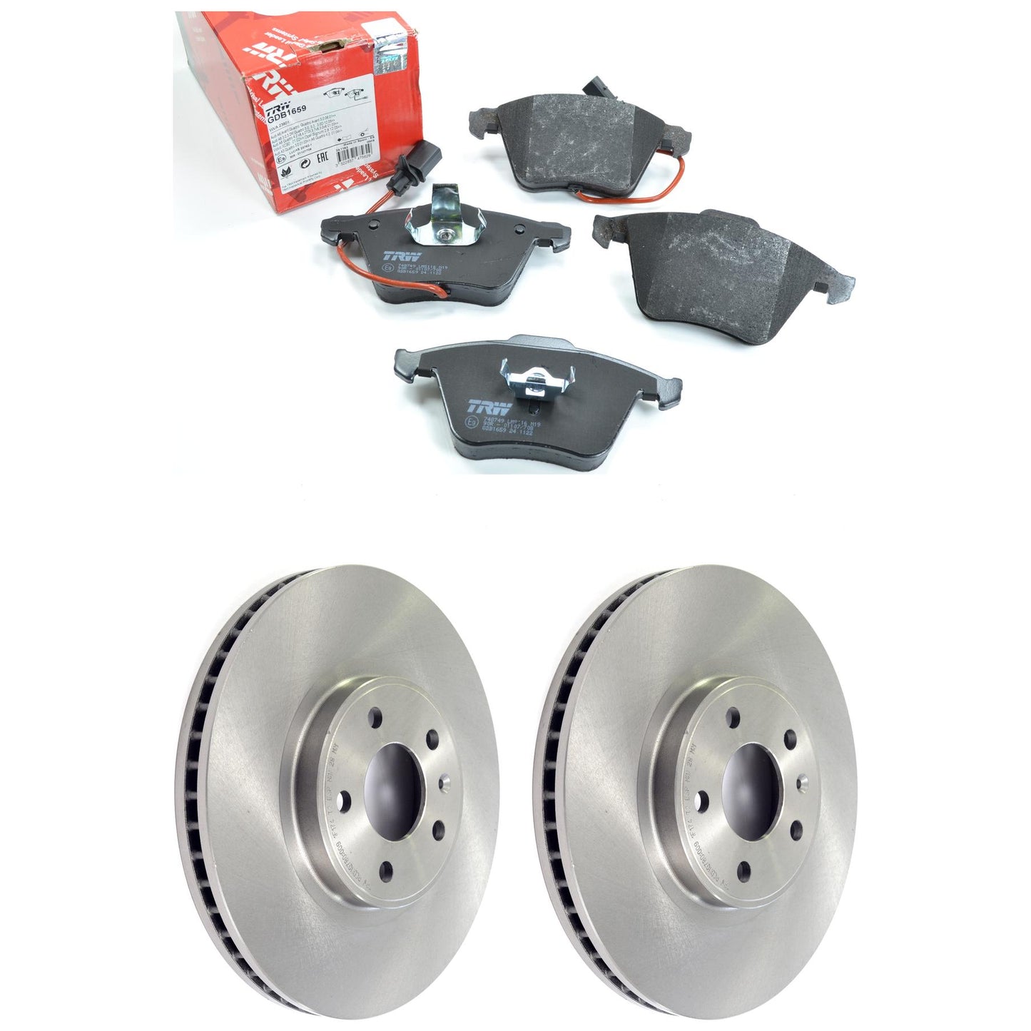 Kit Disco e Pastilha Dianteira - TRW - GDB1659 - RCDI10780 - (1)