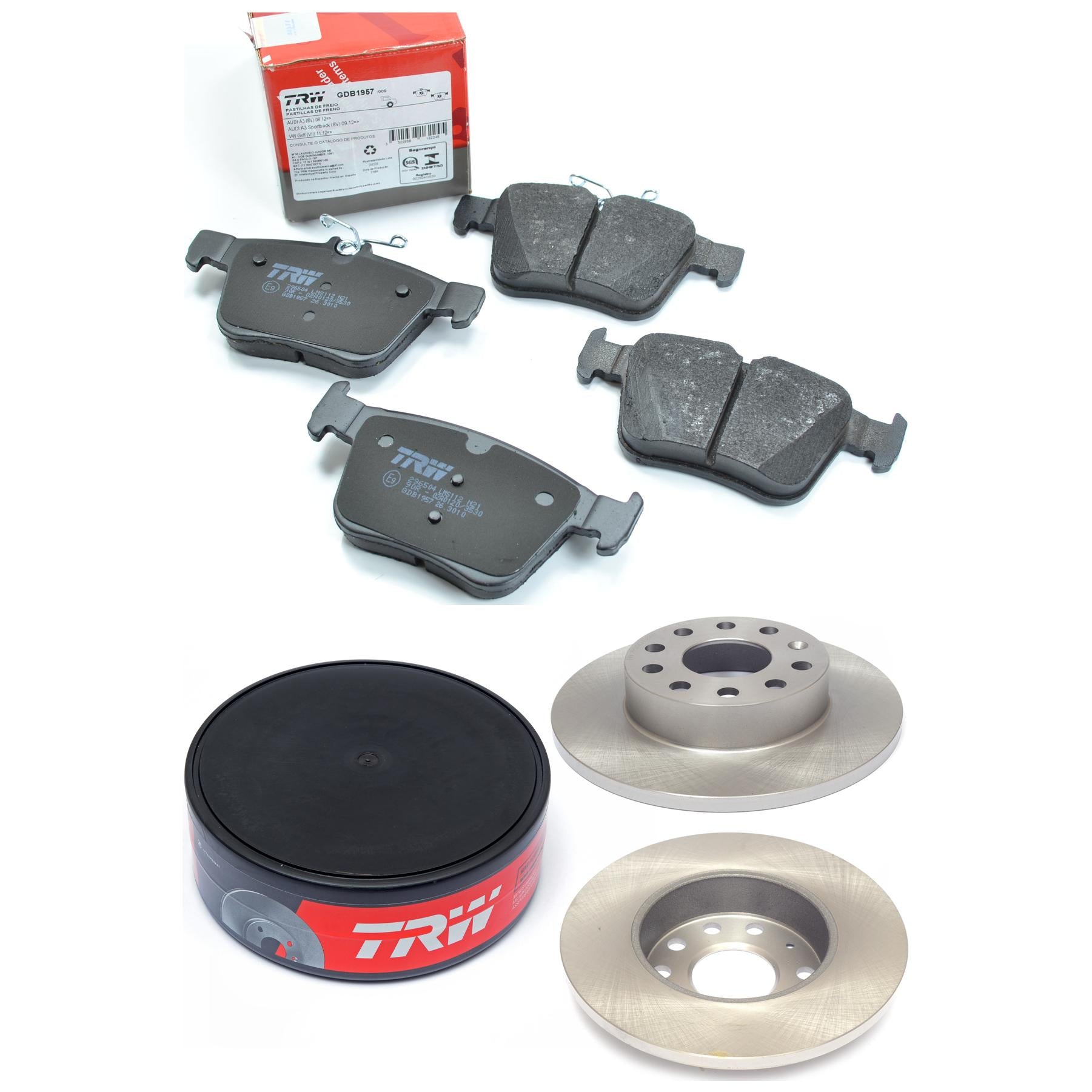 Kit Disco e Pastilha Traseira - TRW - GDB1957 - RPDI04240 - (1)