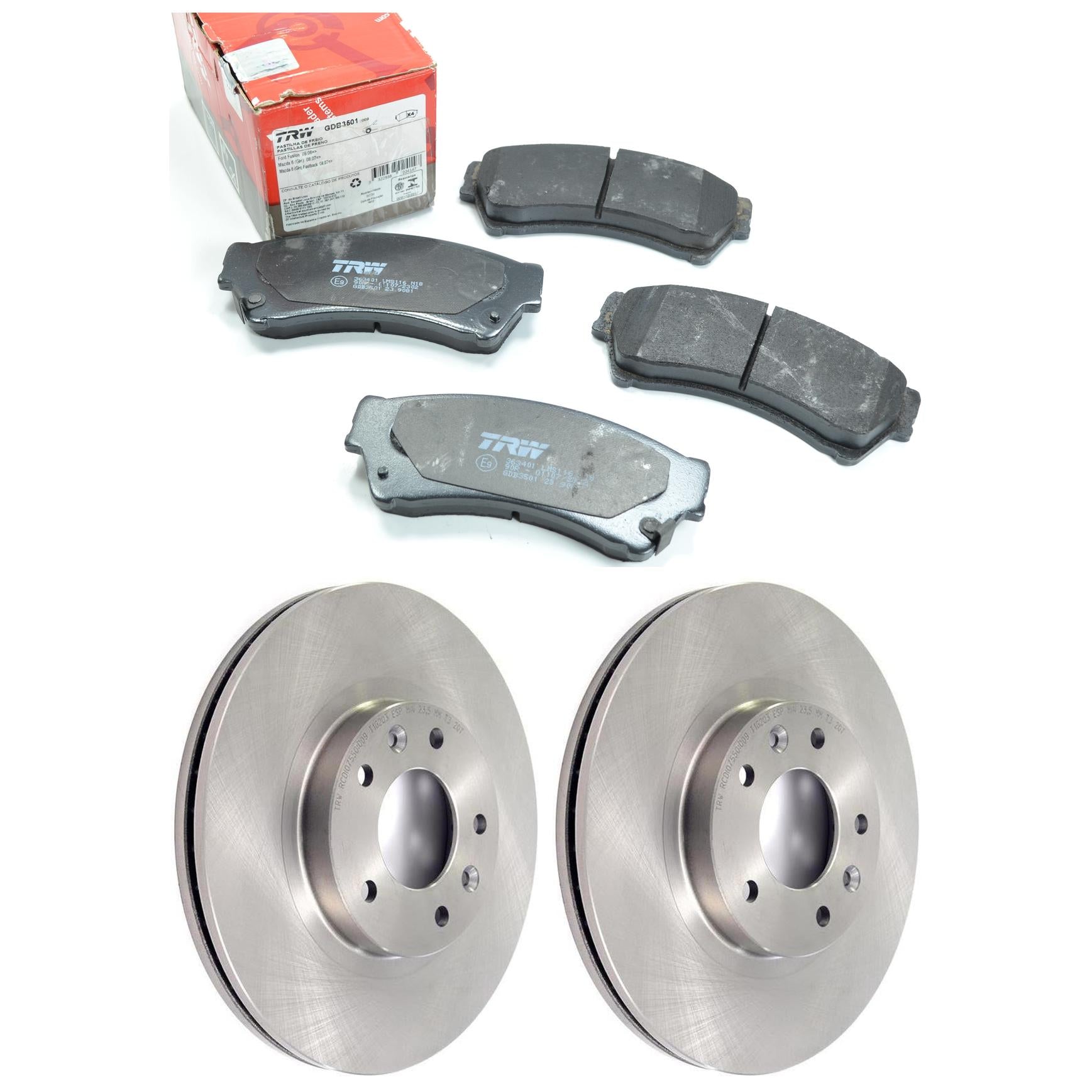 Kit Disco e Pastilha Dianteira - TRW - GDB3501 - RCDI07550 - (1)