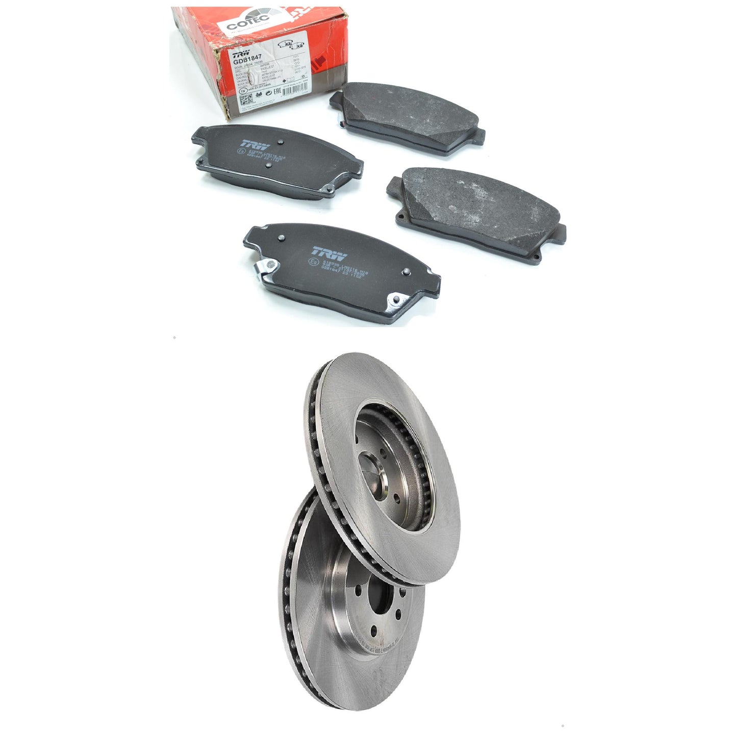 Kit Disco e Pastilha Dianteira - TRW - GDB1847 - DF904 - (1)