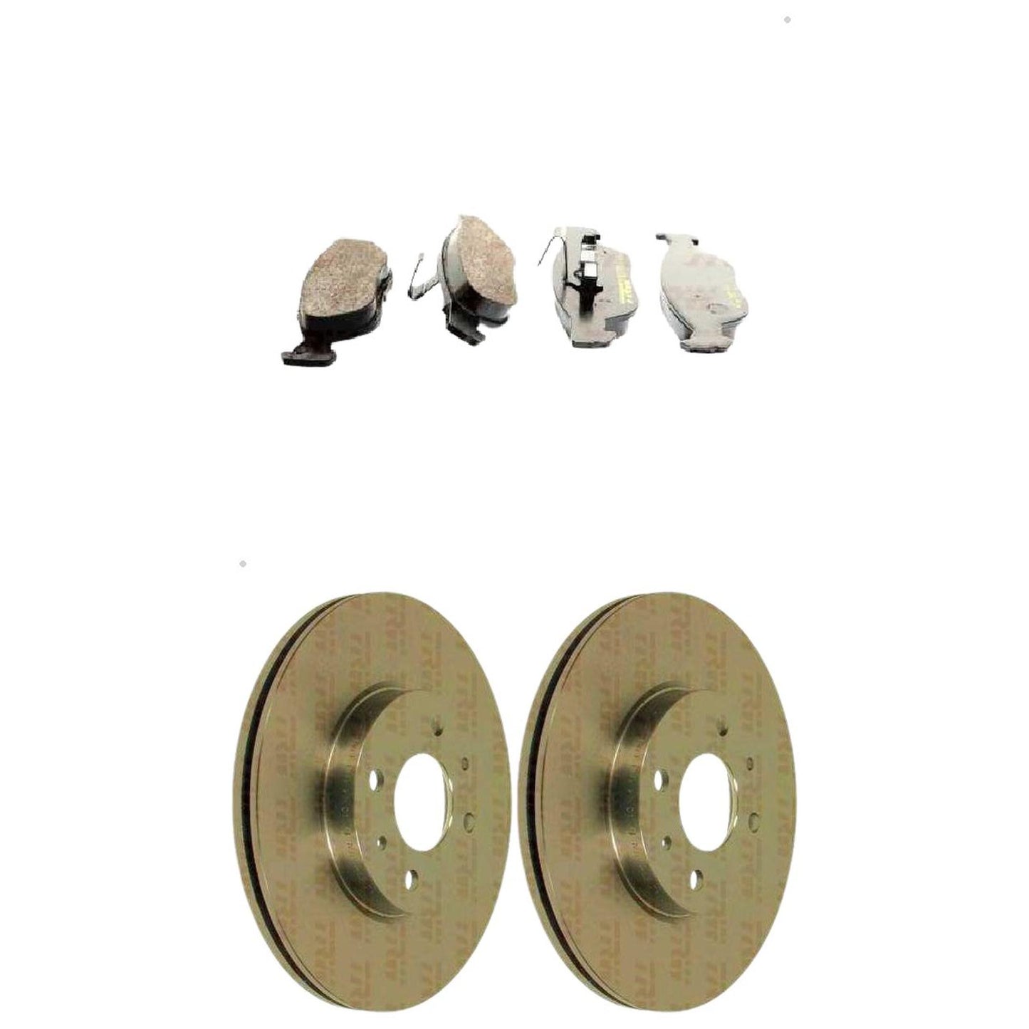 Kit Disco e Pastilha Dianteira - TRW - RCPT07580 - RCDI01040 - (1)