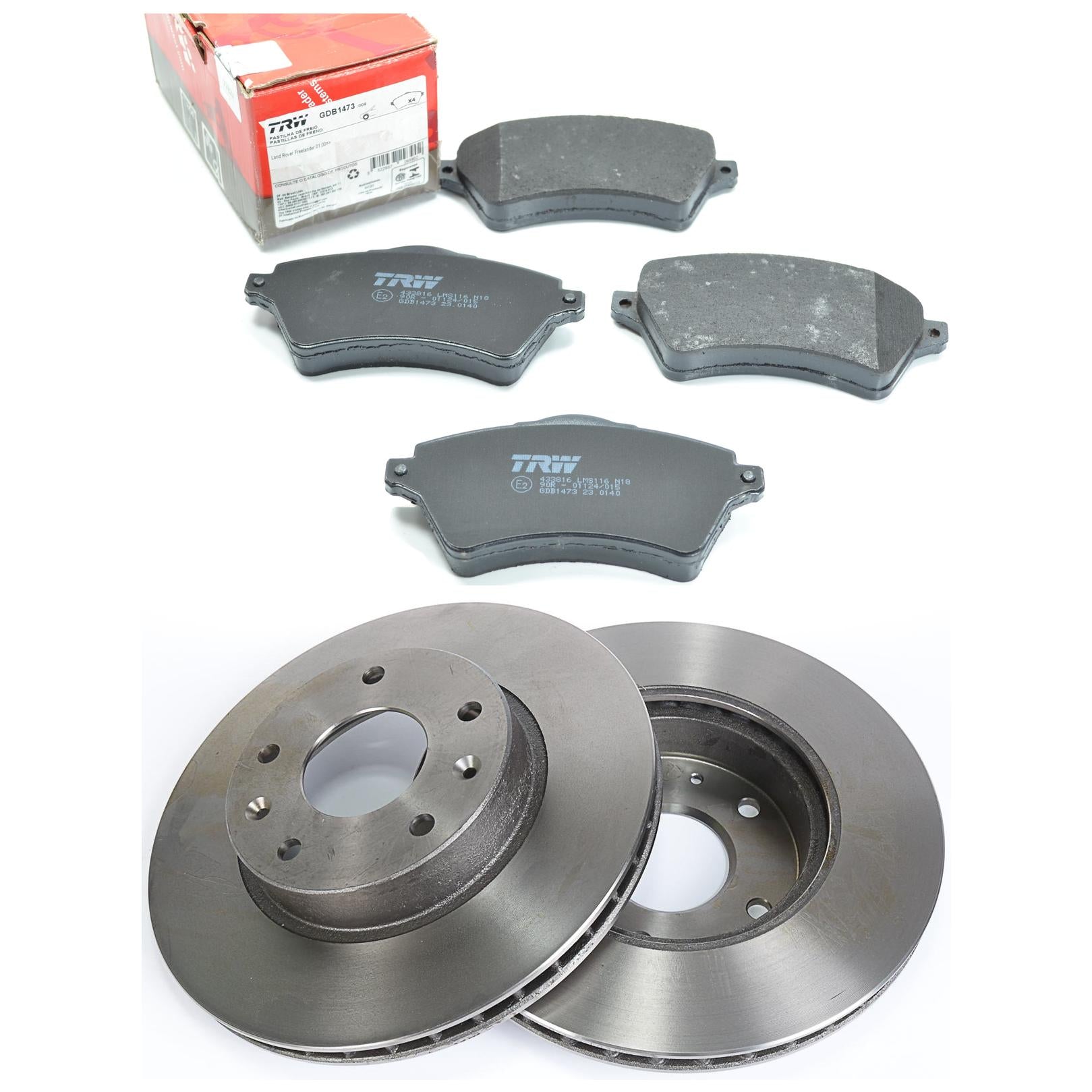 Kit Disco e Pastilha Dianteira - TRW - GDB1473 - RCDI08120 - (1)