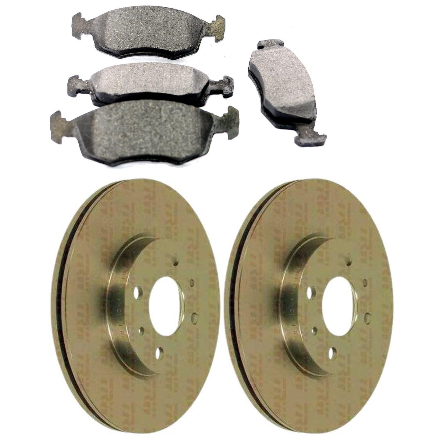 Kit Disco e Pastilha Dianteira - TRW - RCPT12630 - RCDI01040 - (1)
