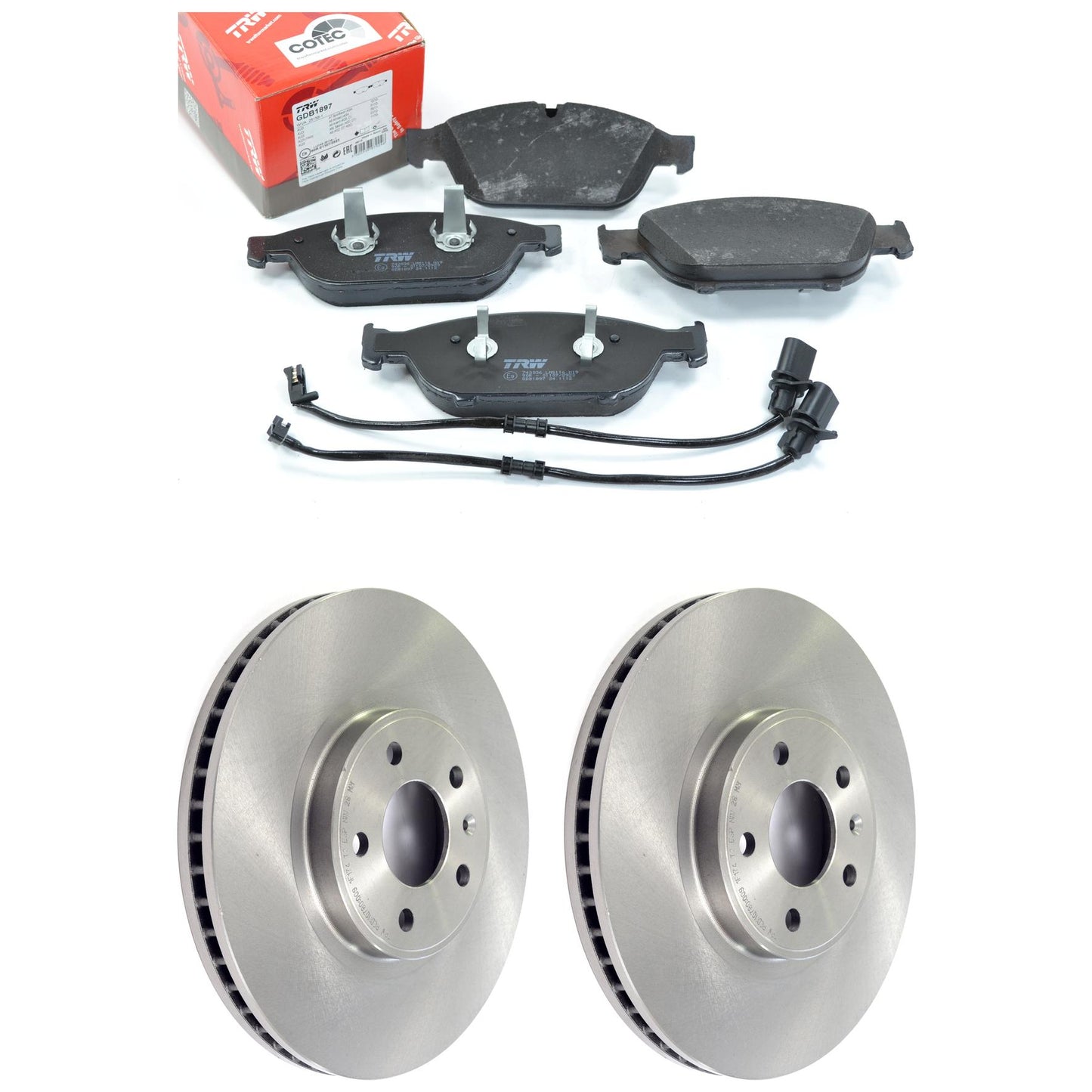 Kit Disco e Pastilha Dianteira - TRW - GDB1897 - RCDI10780 - (1)