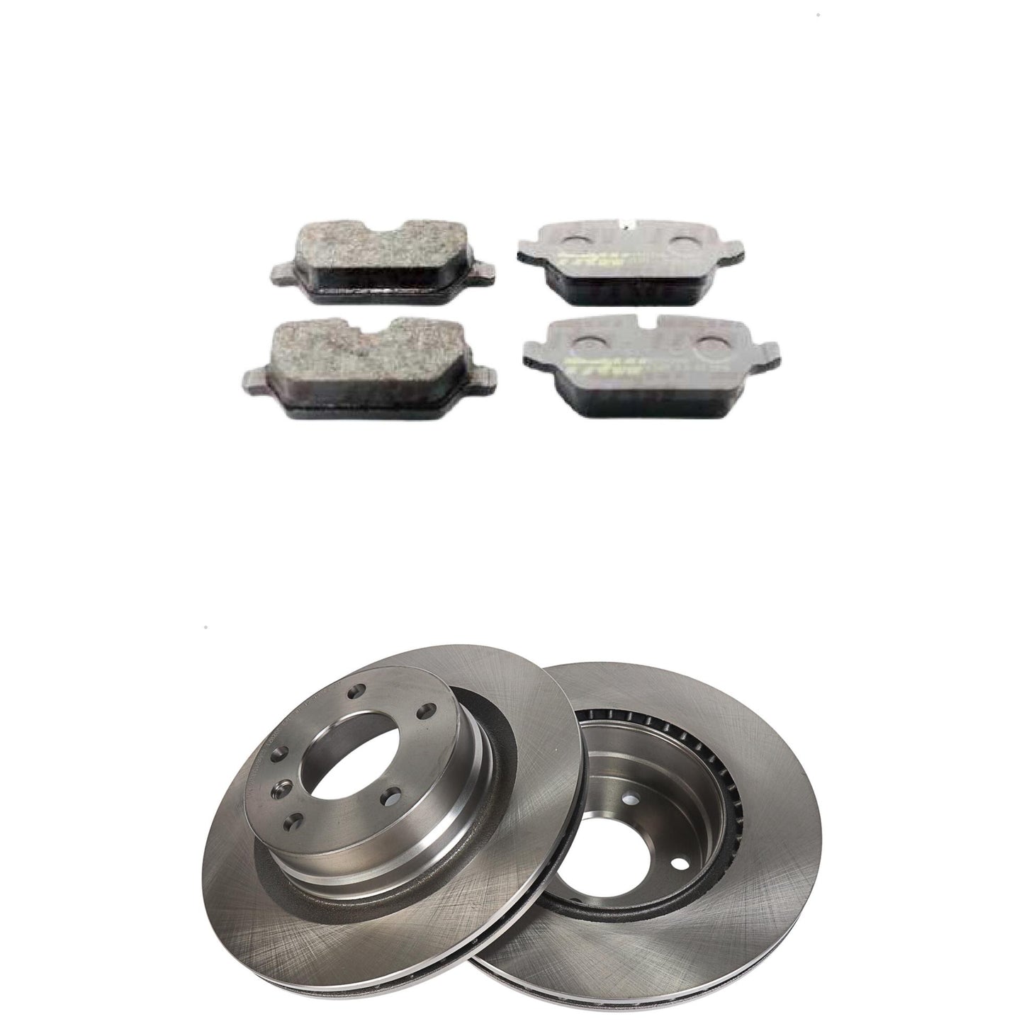 Kit Disco e Pastilha Traseira - TRW - RCPT13180 - RCDI10120 - (1)