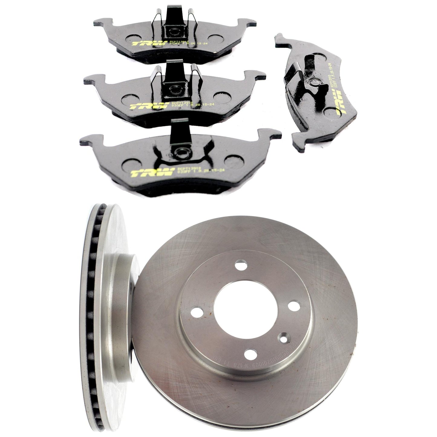 Kit Disco e Pastilha Dianteira - TRW - RCPT13910 - RCDI01020 - (1)