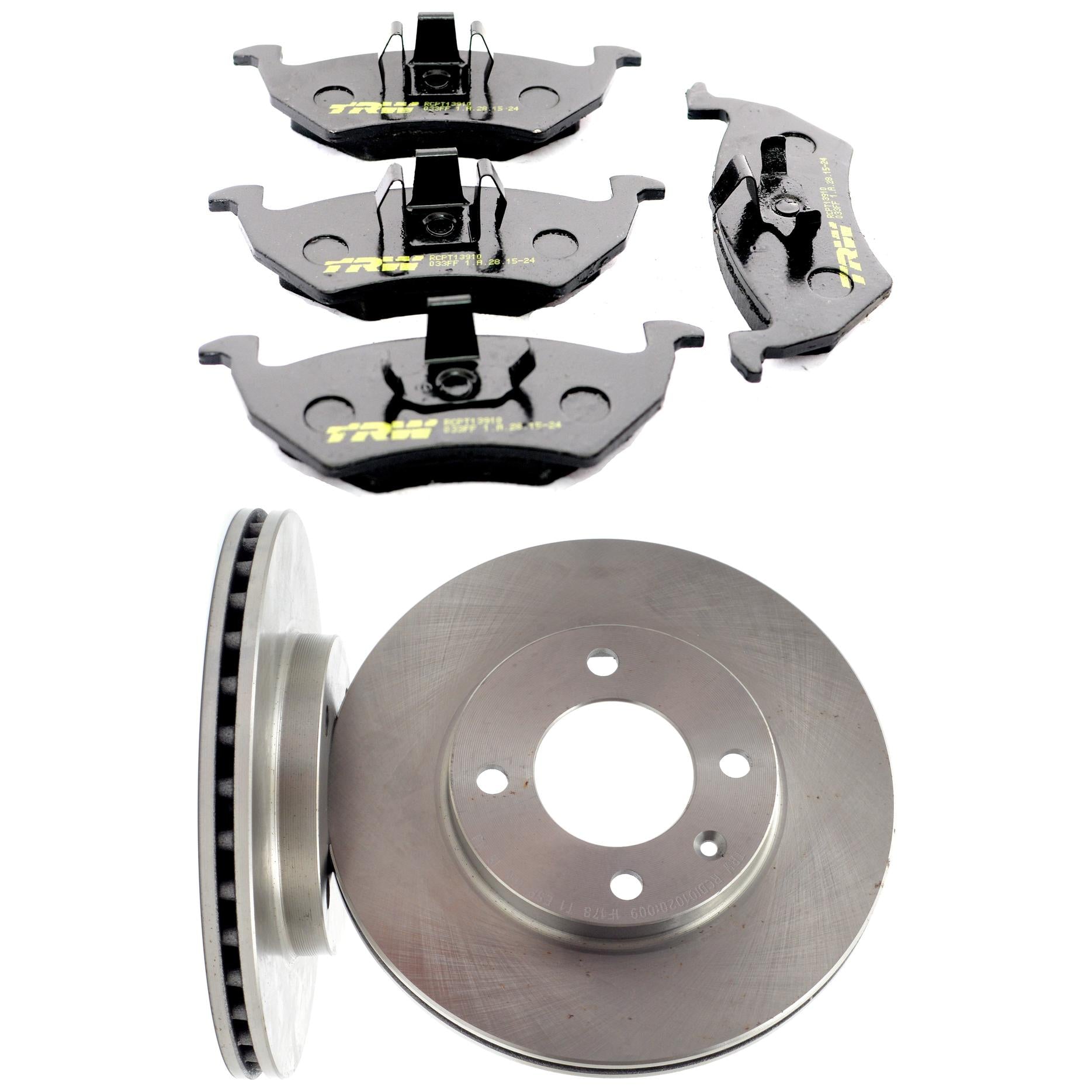 Kit Disco e Pastilha Dianteira - TRW - RCPT13910 - RCDI01020 - (1)